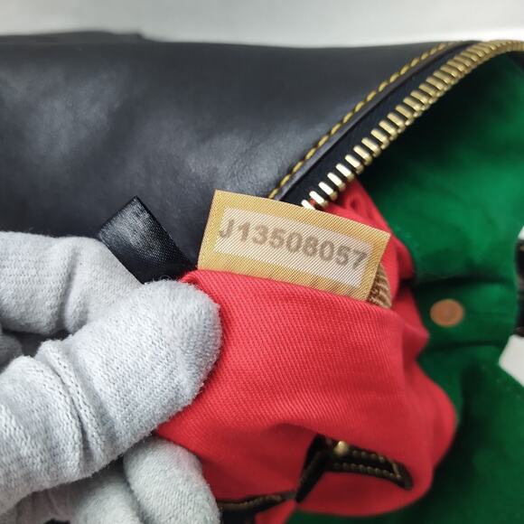 Dooney & Bourke Florentine Black Leather Tassel Zipper Closure Hobo Shoulder Bag - Picture 12 of 16